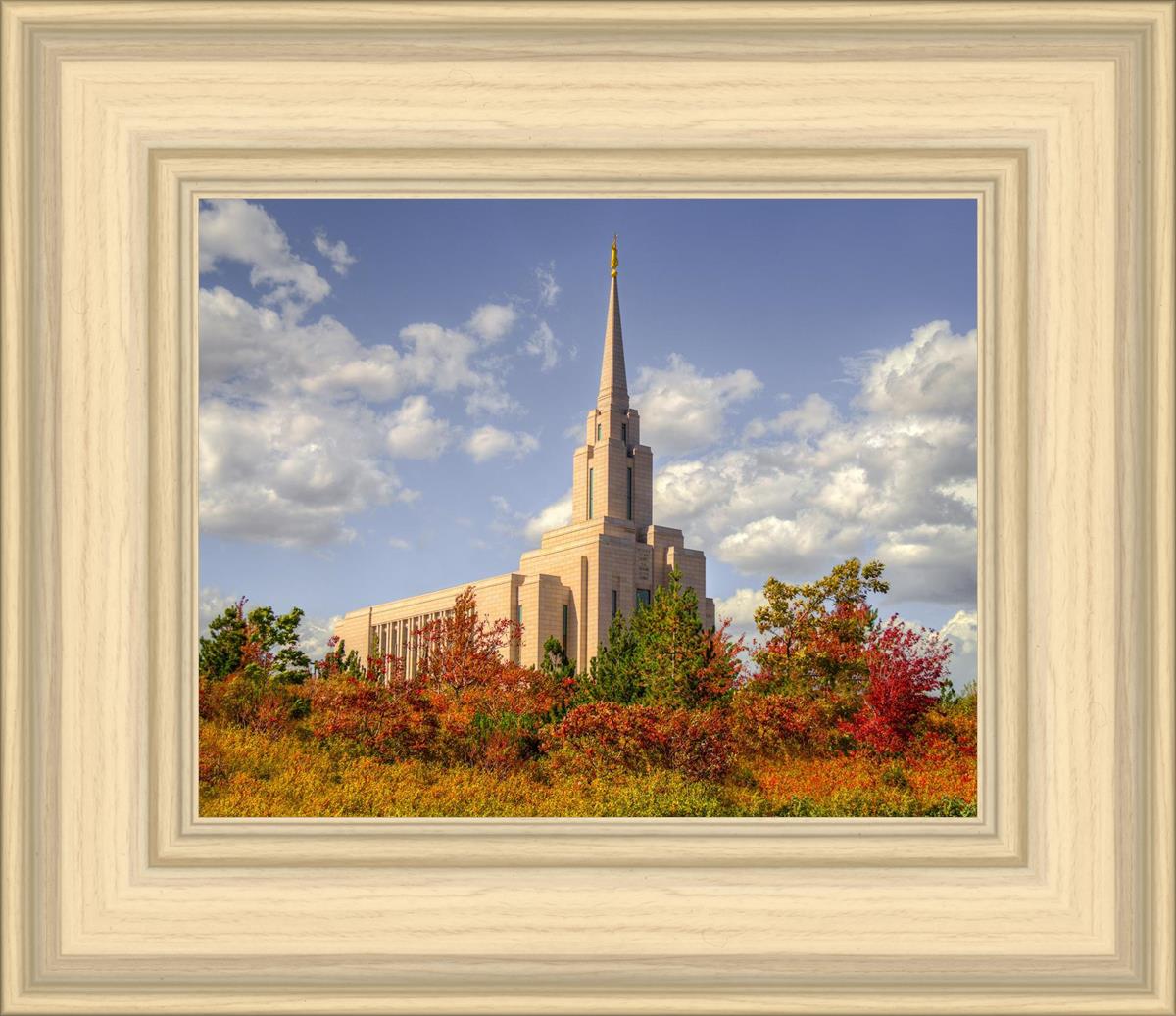 Oquirrh Mtn. Utah Temple Fall Colors