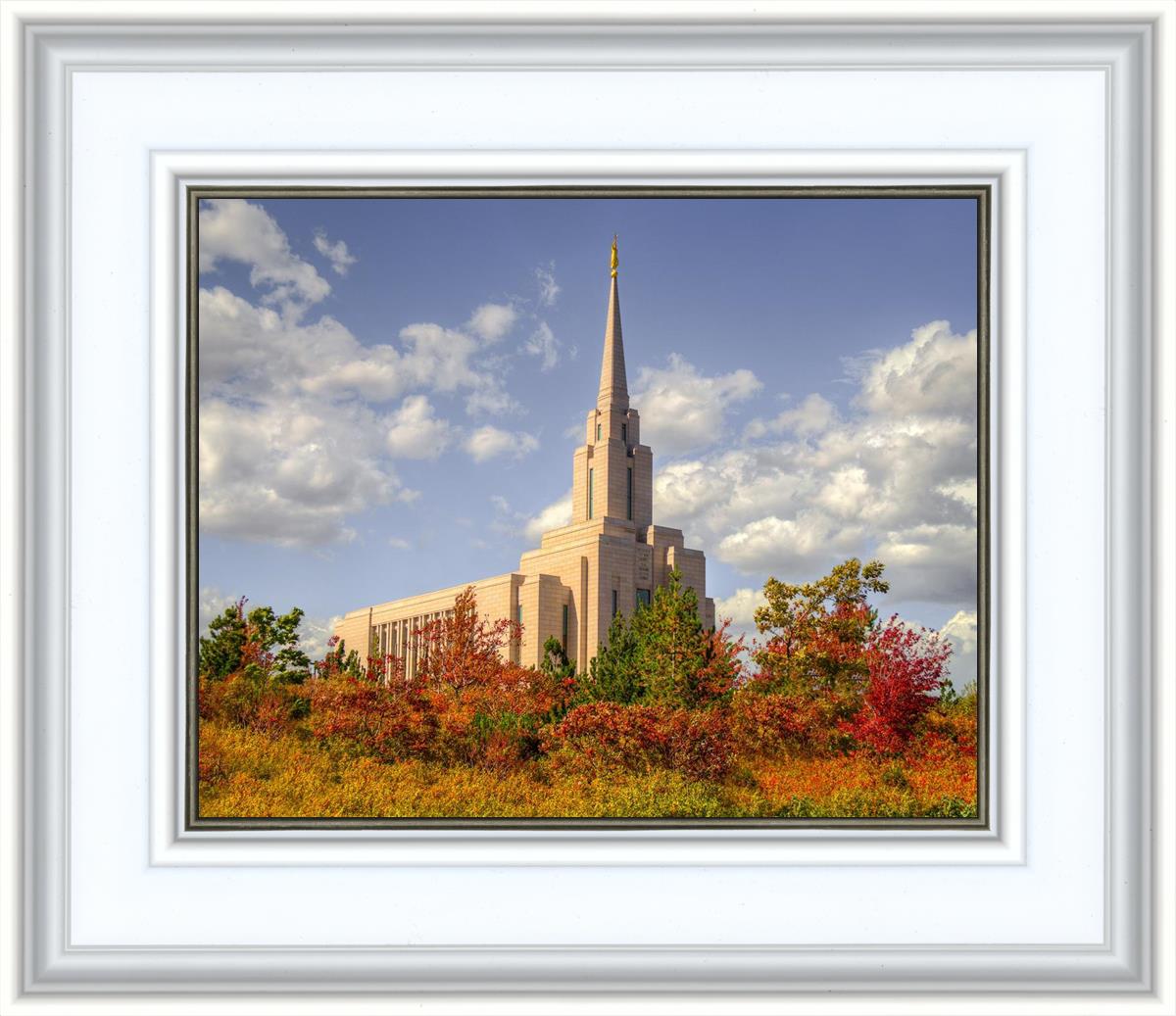 Oquirrh Mtn. Utah Temple Fall Colors