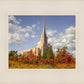Oquirrh Mtn. Utah Temple Fall Colors