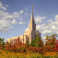 Oquirrh Mtn. Utah Temple Fall Colors