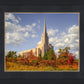 Oquirrh Mtn. Utah Temple Fall Colors