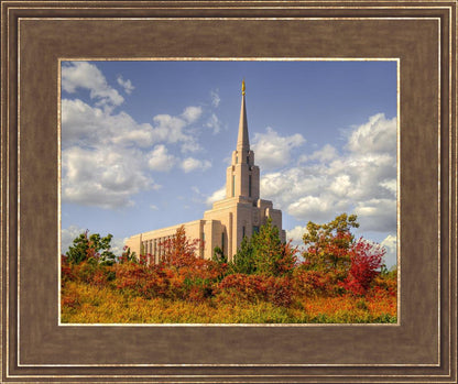 Oquirrh Mtn. Utah Temple Fall Colors