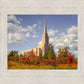 Oquirrh Mtn. Utah Temple Fall Colors