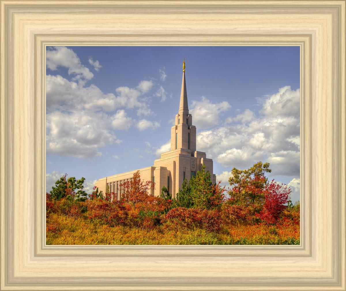 Oquirrh Mtn. Utah Temple Fall Colors