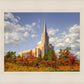 Oquirrh Mtn. Utah Temple Fall Colors