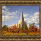 Oquirrh Mtn. Utah Temple Fall Colors