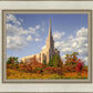 Oquirrh Mtn. Utah Temple Fall Colors
