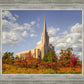 Oquirrh Mtn. Utah Temple Fall Colors