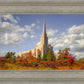 Oquirrh Mtn. Utah Temple Fall Colors