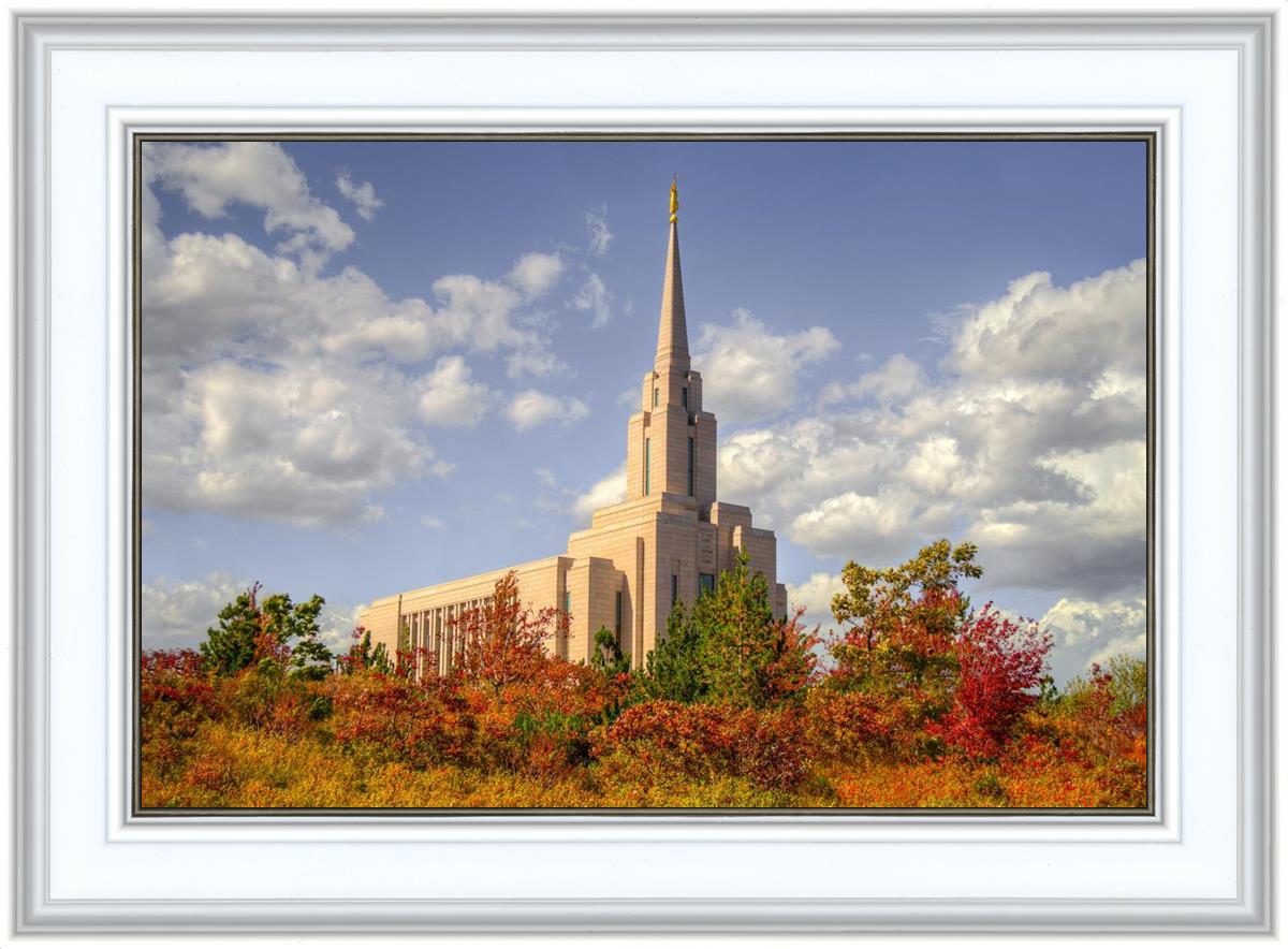 Oquirrh Mtn. Utah Temple Fall Colors