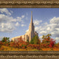 Oquirrh Mtn. Utah Temple Fall Colors