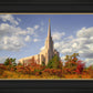 Oquirrh Mtn. Utah Temple Fall Colors