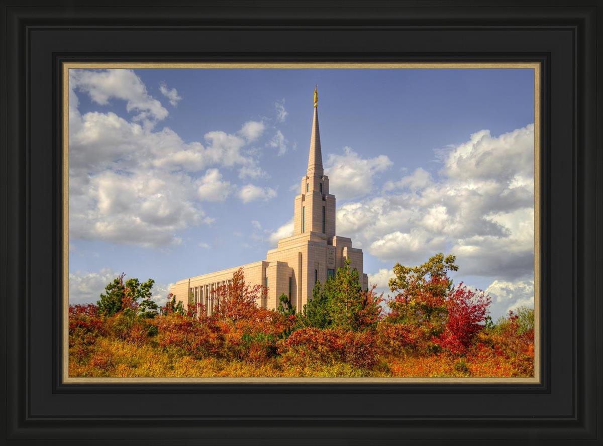 Oquirrh Mtn. Utah Temple Fall Colors