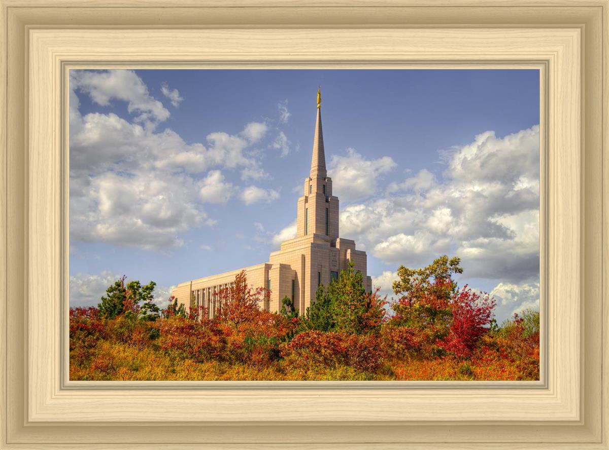 Oquirrh Mtn. Utah Temple Fall Colors