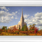 Oquirrh Mtn. Utah Temple Fall Colors