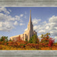 Oquirrh Mtn. Utah Temple Fall Colors