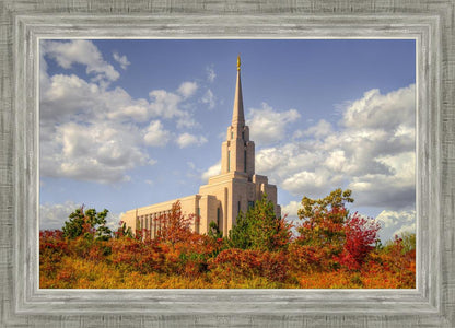 Oquirrh Mtn. Utah Temple Fall Colors