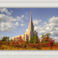 Oquirrh Mtn. Utah Temple Fall Colors