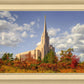 Oquirrh Mtn. Utah Temple Fall Colors