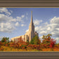 Oquirrh Mtn. Utah Temple Fall Colors