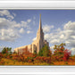 Oquirrh Mtn. Utah Temple Fall Colors