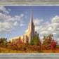 Oquirrh Mtn. Utah Temple Fall Colors