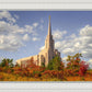 Oquirrh Mtn. Utah Temple Fall Colors