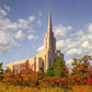Oquirrh Mtn. Utah Temple Fall Colors
