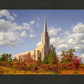 Oquirrh Mtn. Utah Temple Fall Colors