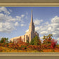 Oquirrh Mtn. Utah Temple Fall Colors