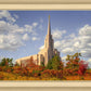 Oquirrh Mtn. Utah Temple Fall Colors