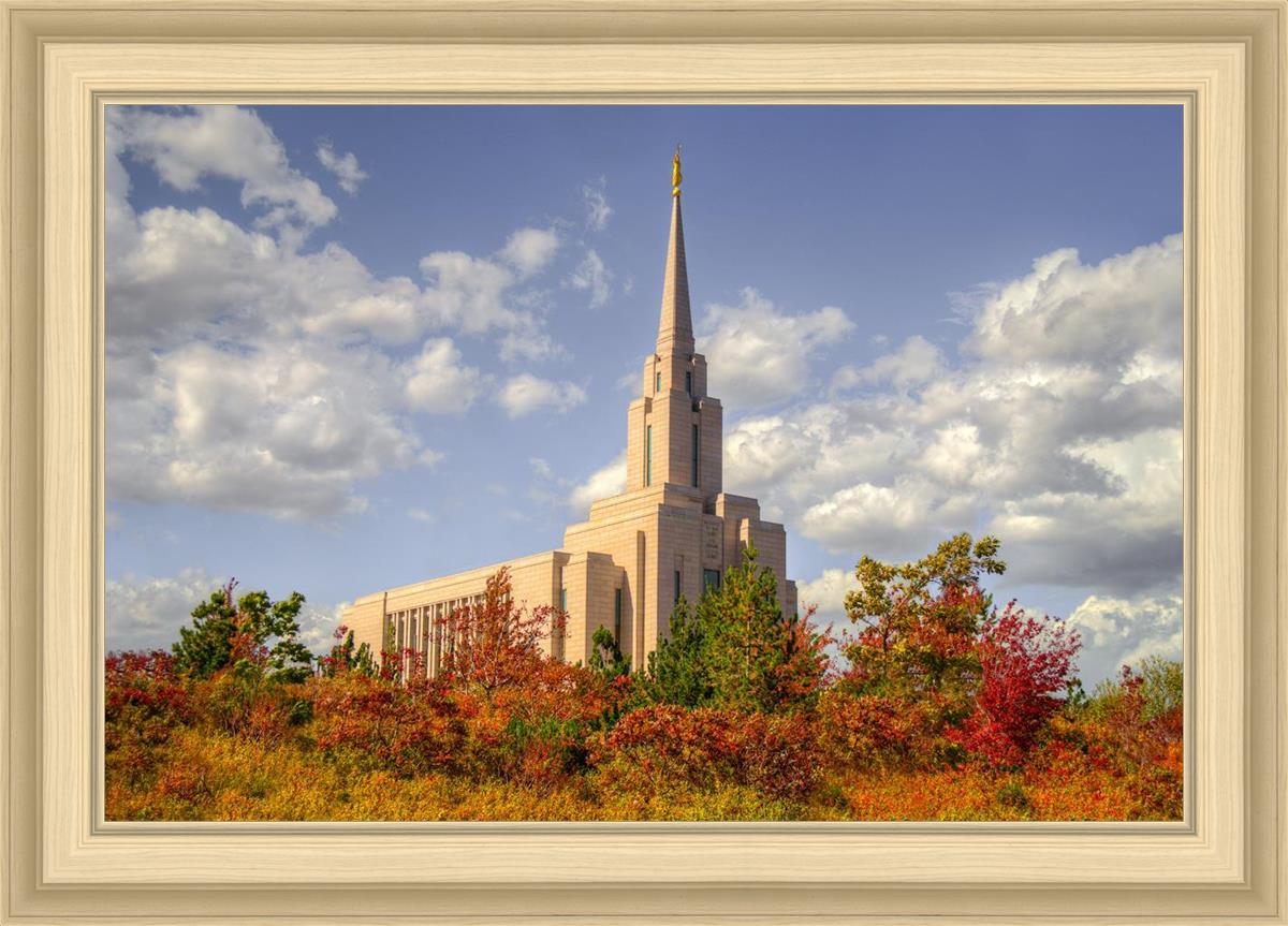 Oquirrh Mtn. Utah Temple Fall Colors