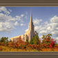 Oquirrh Mtn. Utah Temple Fall Colors