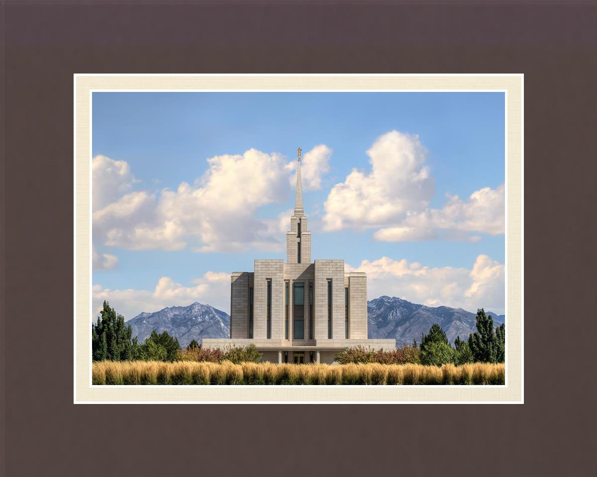 Oquirrh Mtn. Utah Temple Mountain of God