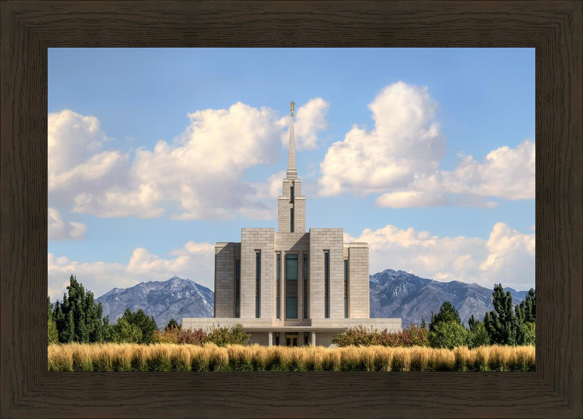 Oquirrh Mtn. Utah Temple Mountain of God