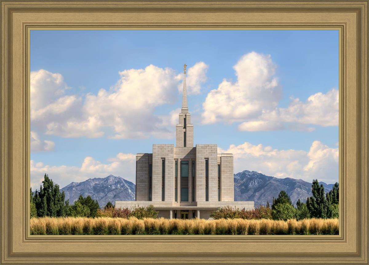Oquirrh Mtn. Utah Temple Mountain of God