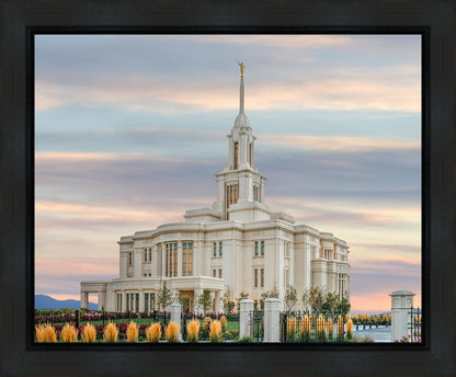 Payson Utah Temple His Holy House Gallery Wrap