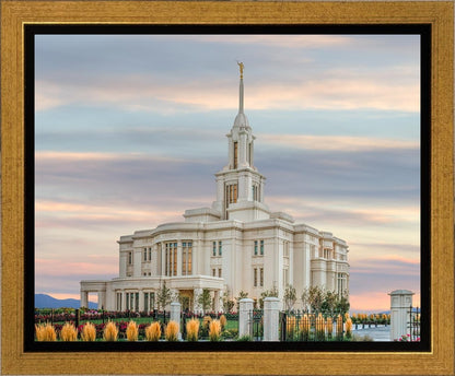 Payson Utah Temple His Holy House Gallery Wrap