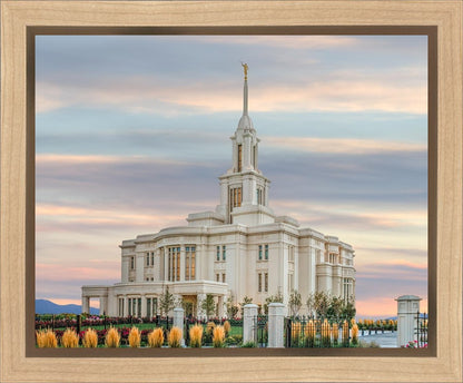 Payson Utah Temple His Holy House Gallery Wrap