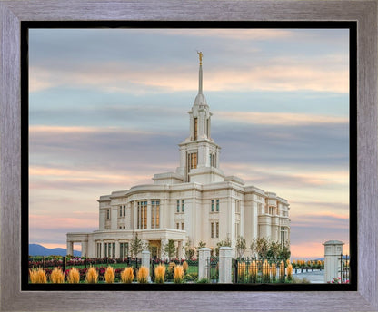 Payson Utah Temple His Holy House Gallery Wrap