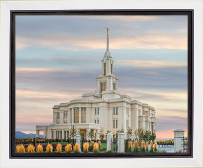 Payson Utah Temple His Holy House Gallery Wrap