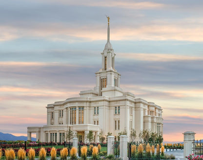 Payson Utah Temple His Holy House Gallery Wrap