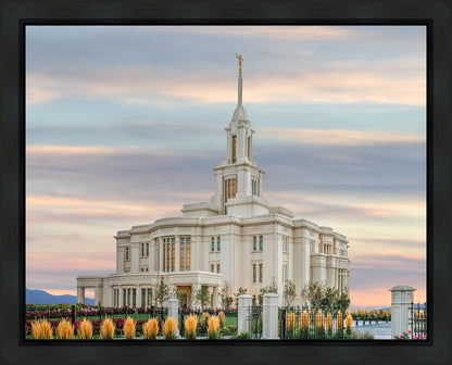 Payson Utah Temple His Holy House Gallery Wrap