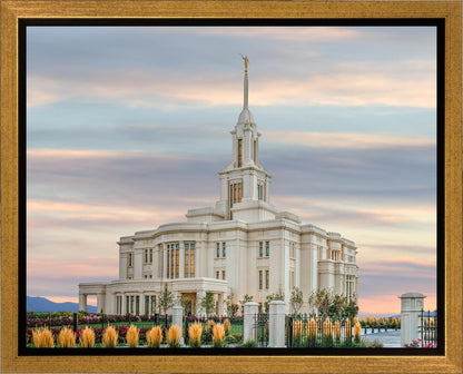 Payson Utah Temple His Holy House Gallery Wrap
