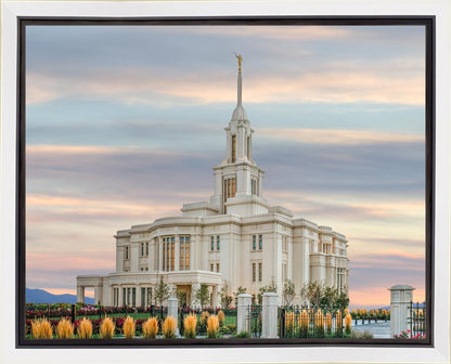 Payson Utah Temple His Holy House Gallery Wrap