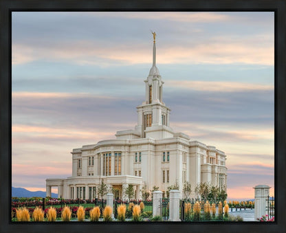 Payson Utah Temple His Holy House Gallery Wrap