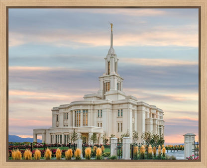 Payson Utah Temple His Holy House Gallery Wrap
