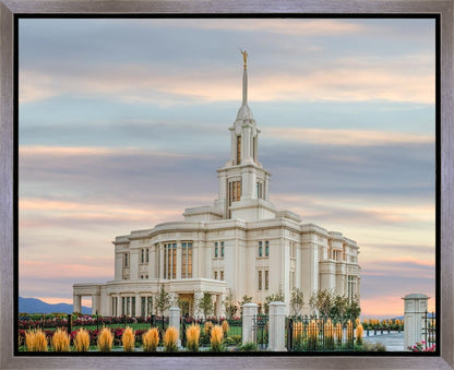 Payson Utah Temple His Holy House Gallery Wrap