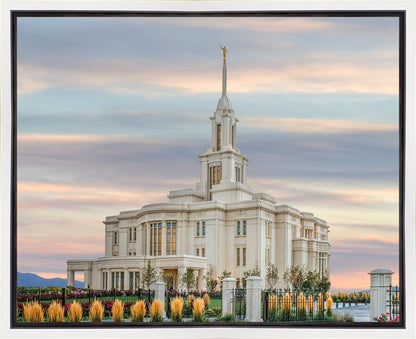Payson Utah Temple His Holy House Gallery Wrap