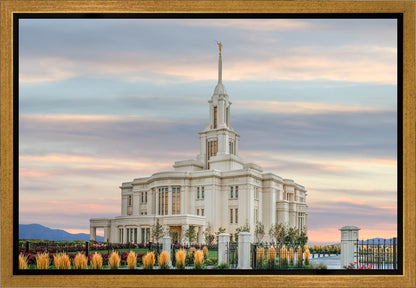 Payson Utah Temple His Holy House Gallery Wrap